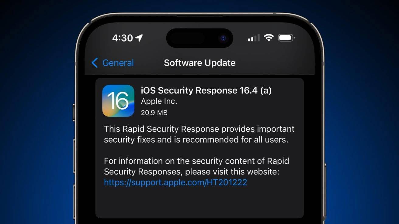 苹果绝地求生2测试版网址:苹果为 iOS 16.4 / macOS 13.3 Beta 2 用户发布快速安全响应更新-第1张图片-太平洋在线下载
