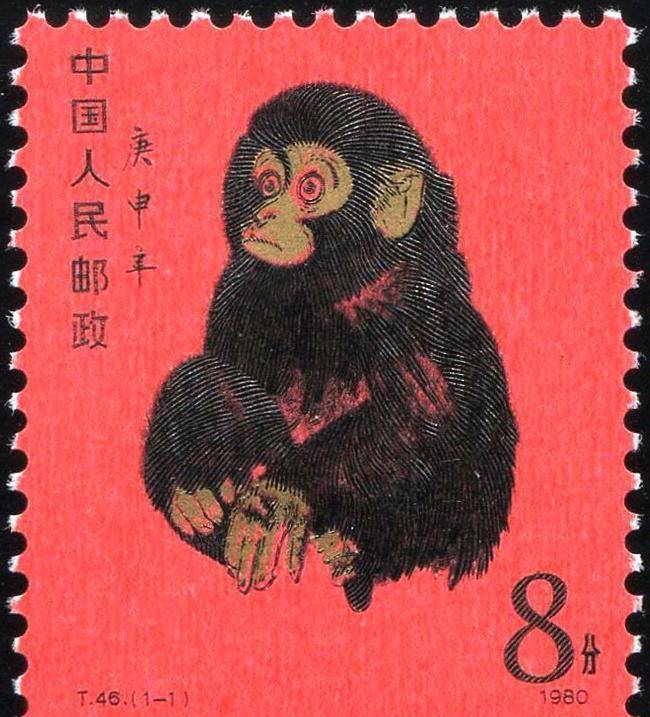 竖版苹果玄关画
:这版邮票比猴票更值钱，一枚卖1300多万，现存不到300枚